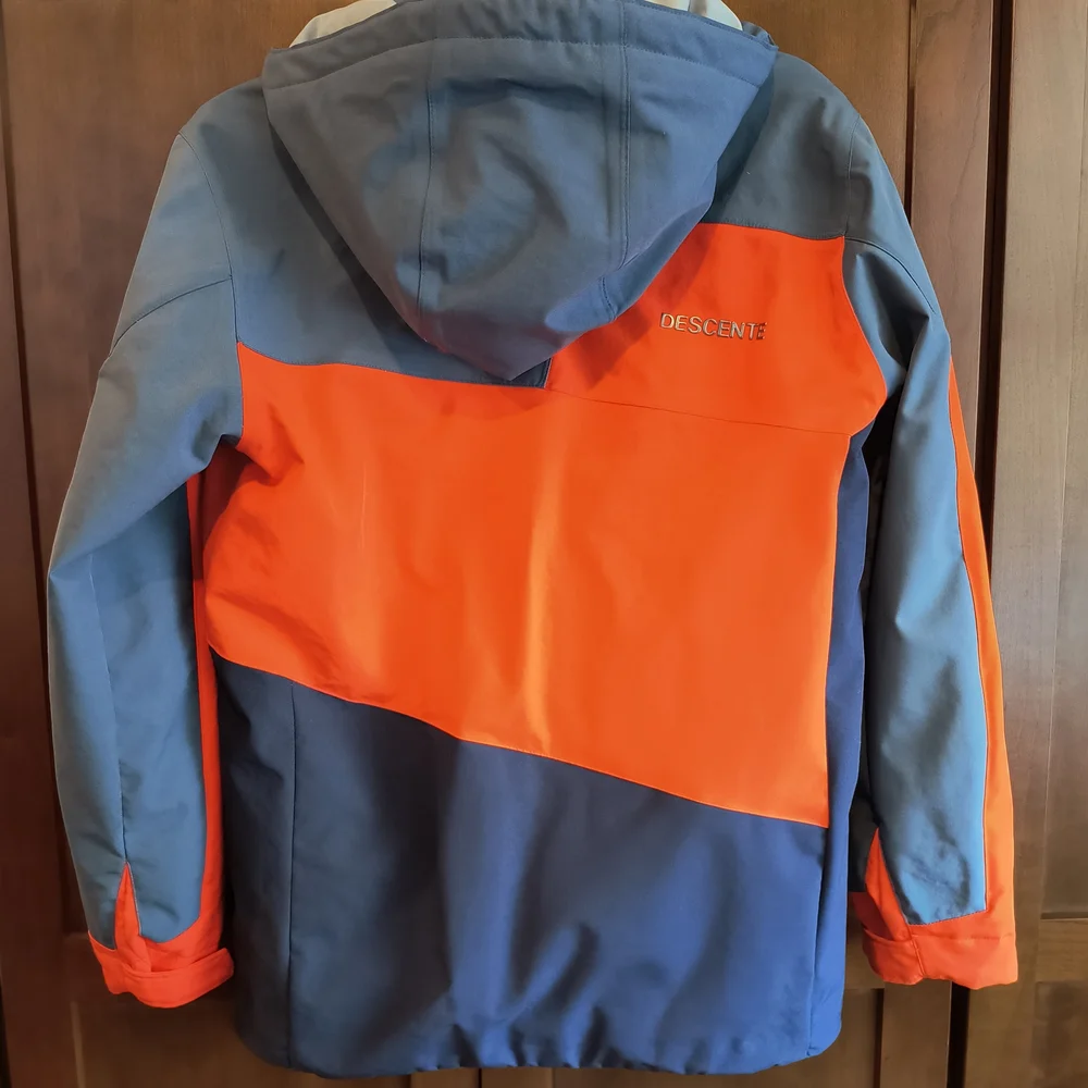 Spyder Orange and Blue Jacket with Black Pants - Picture 4 of 12